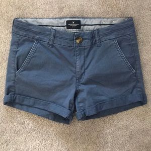 American Eagle Outfitters, khaki navy shorts